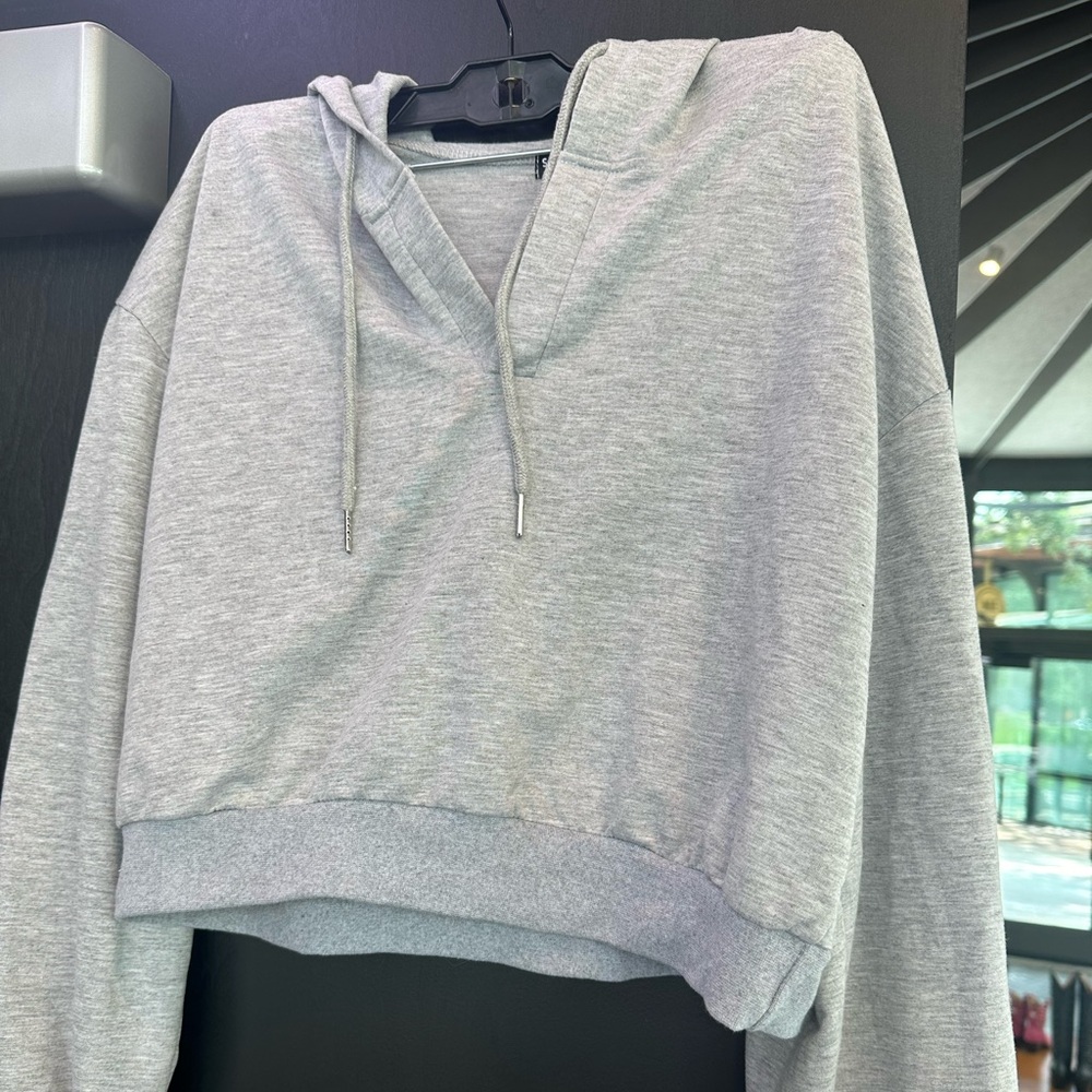 SHEIN lightweight gray hoodie